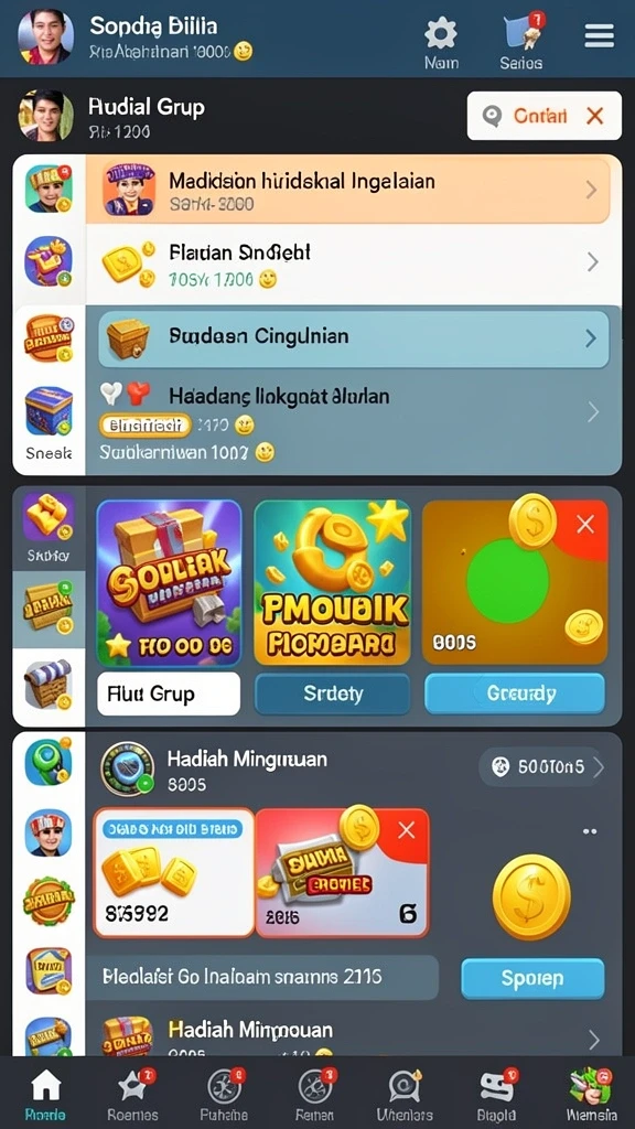 dewanaga77 - Tampilan antarmuka yang user-friendly.