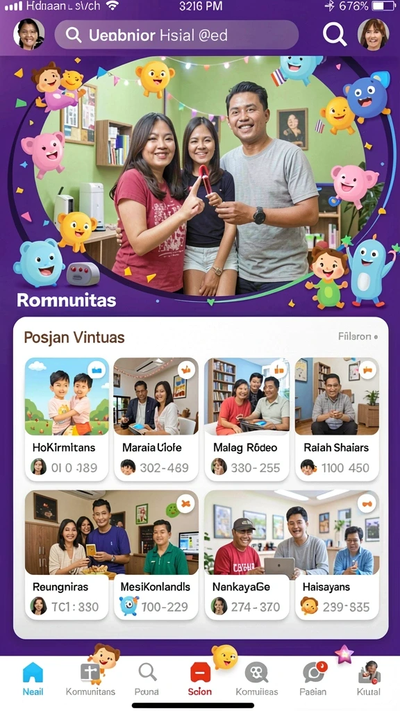 ohtogel - Tampilan antarmuka yang menarik dan intuitif.
