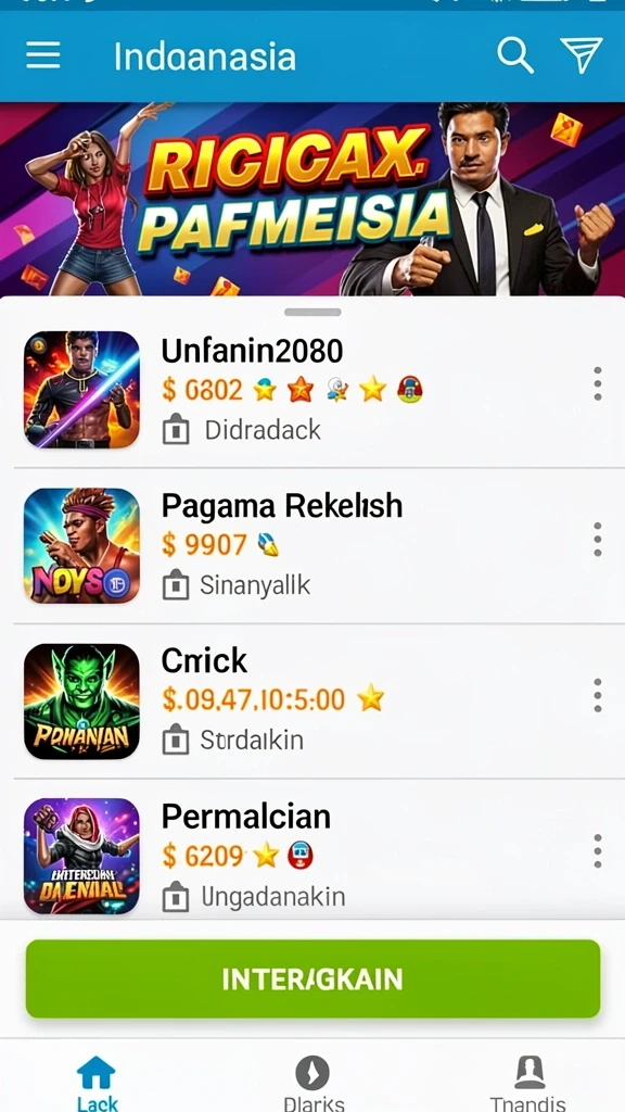 rp6677 - Mode multiplayer dengan tampilan papan skor yang jelas.