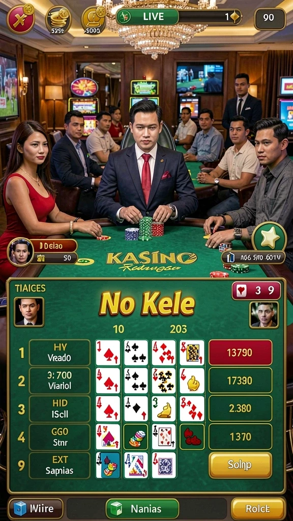 tentoto - Layar pertarungan yang intens dan seru.